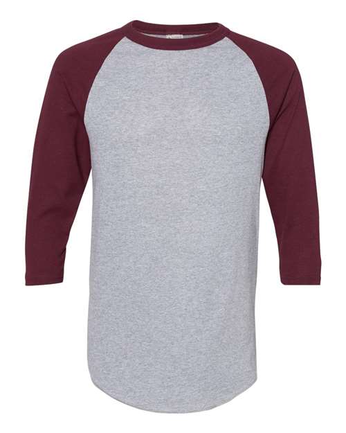 Augusta Sportswear 4420 Athletic Heather/ Maroon — front