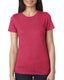 Next Level 6710 - Women's Triblend Crew - Vintage Shocking Pink
