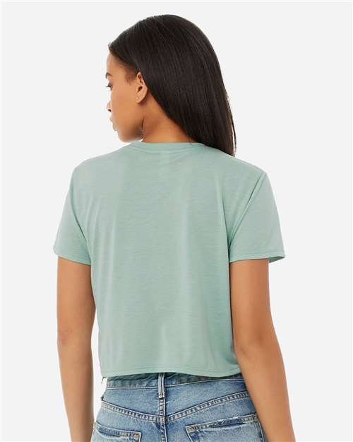 BELLA + CANVAS 8882 Dusty Blue — on model back