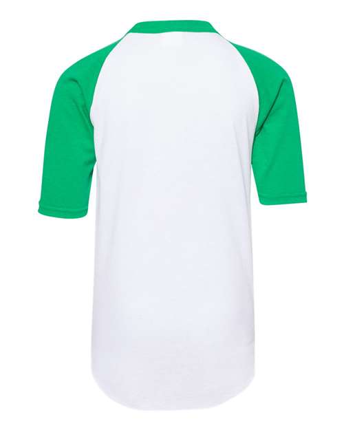 Augusta Sportswear 4421 White/ Kelly — back