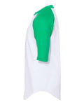 Augusta Sportswear 4421 White/ Kelly — direct side