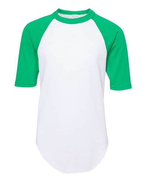 Augusta Sportswear 4421 White/ Kelly — front