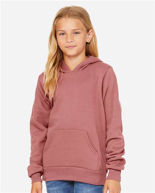 BELLA + CANVAS 3719Y Mauve — on model front