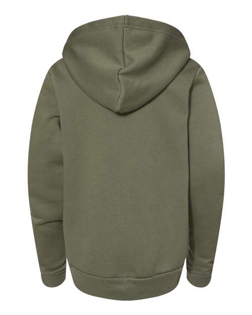 BELLA + CANVAS 3719Y Military Green — back