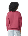Unisex Lighweight Cotton Crewneck Sweatshirt - Crimson