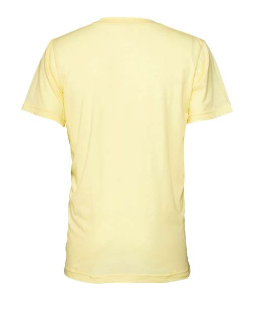 BELLA + CANVAS 3413 Pale Yellow Triblend — back