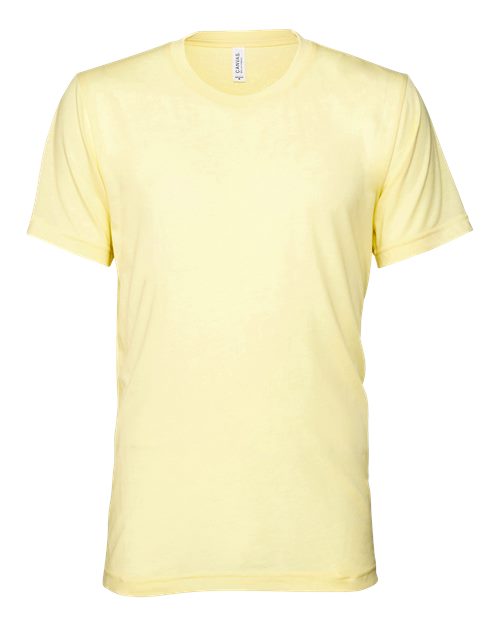 BELLA + CANVAS 3413 Pale Yellow Triblend — front