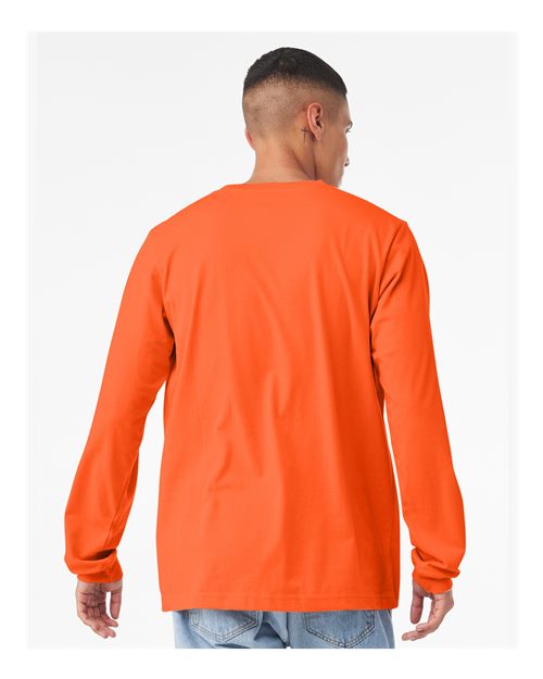 BELLA + CANVAS 3501 Orange — on model back
