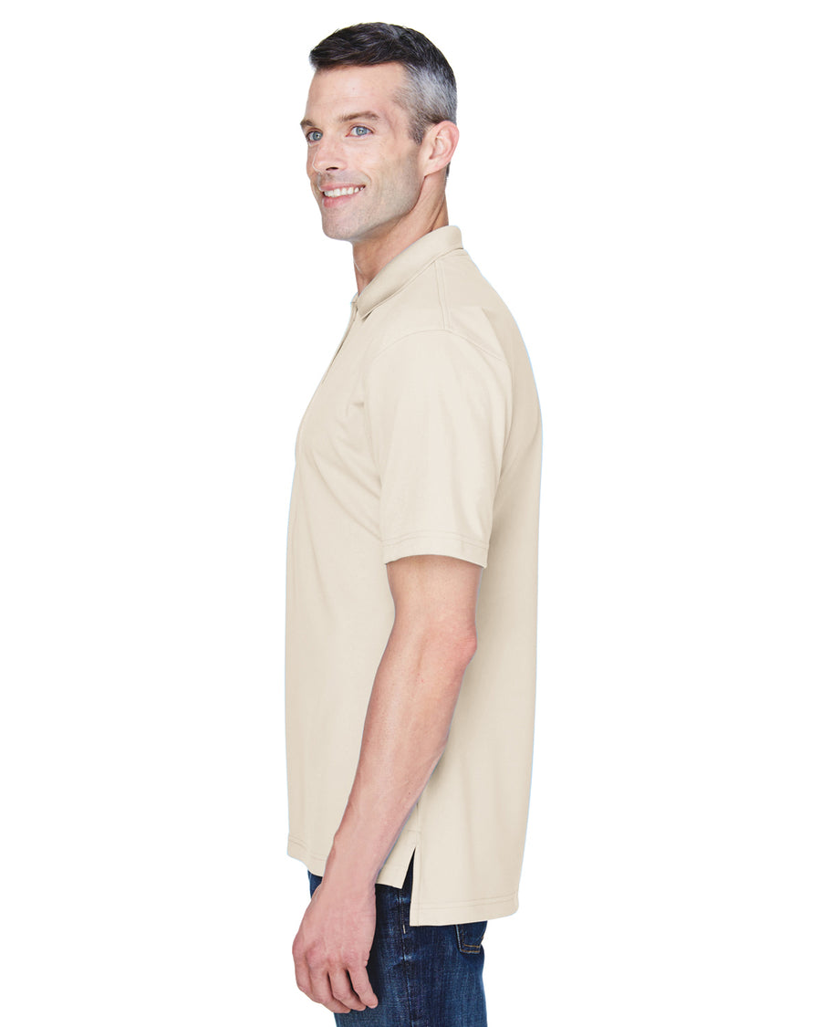 Men's Cool & Dry Stain-Release Performance Polo - Stone