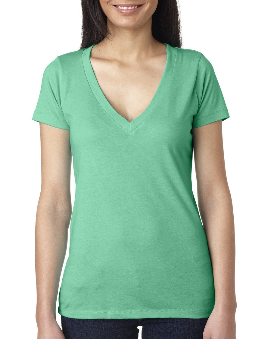 Women's Triblend Deep V - Envy