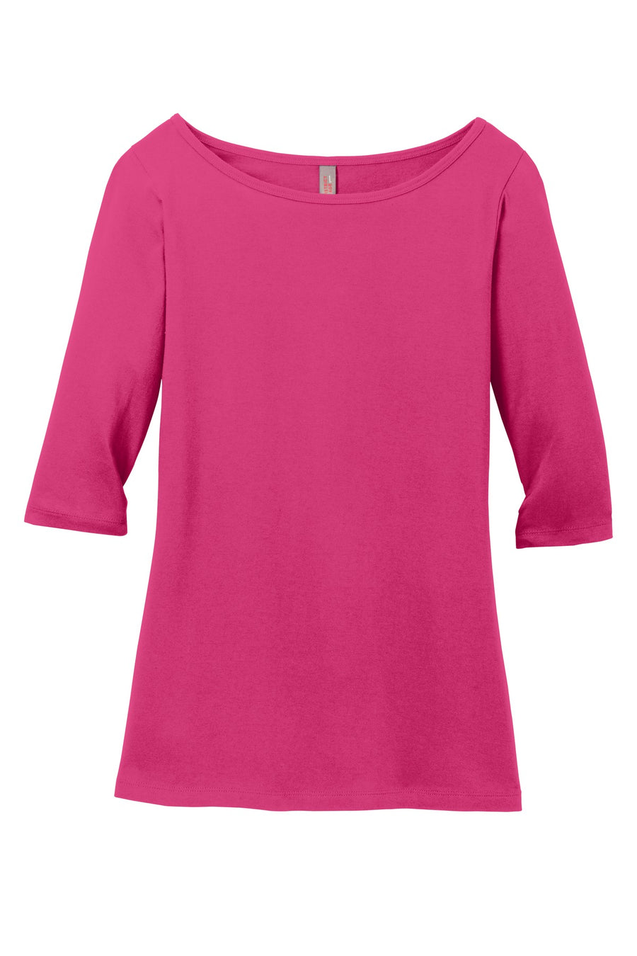 Women's Perfect Weight 3/4-Sleeve Tee - Dark Fuchsia