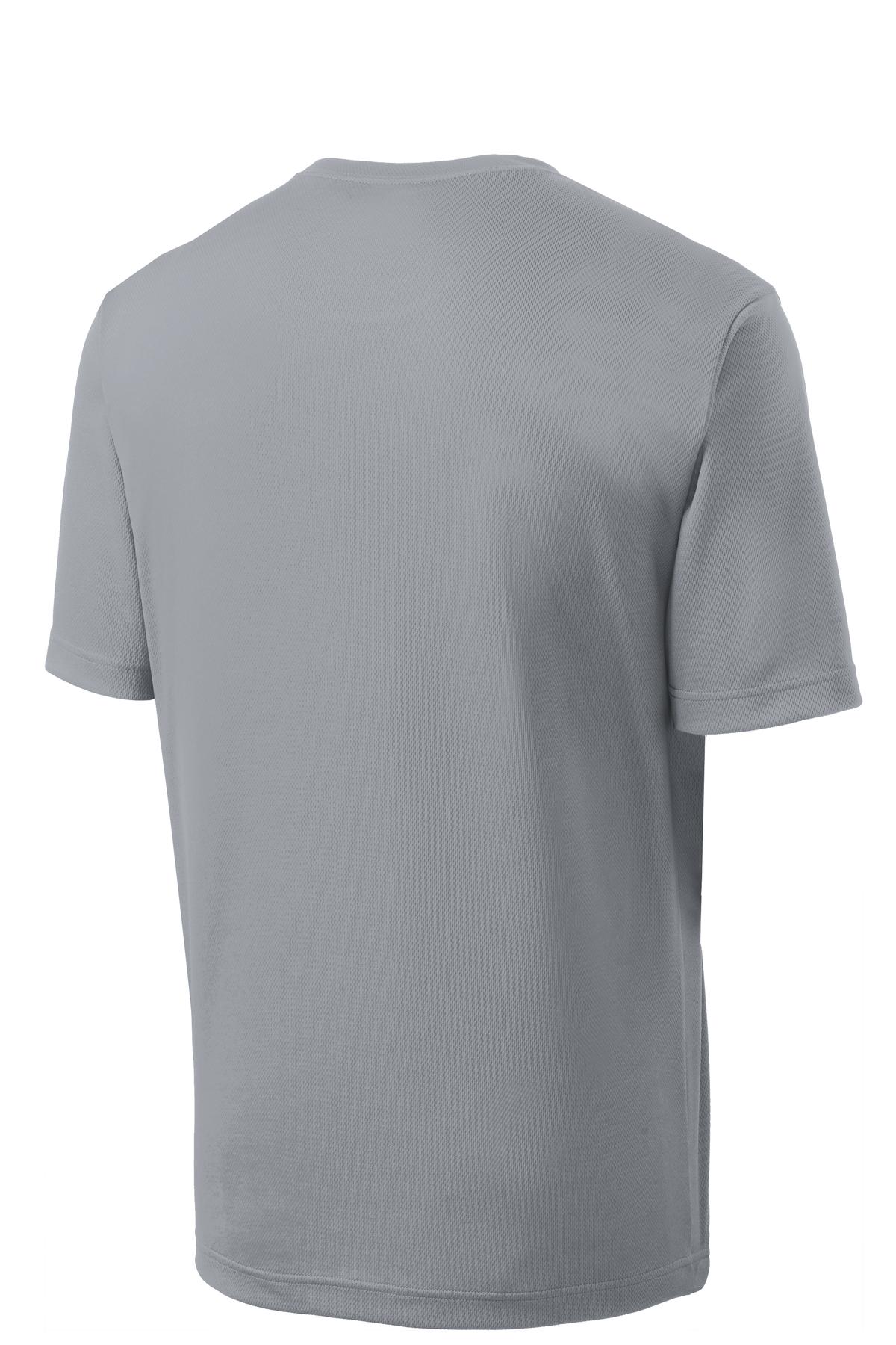 Unisex PosiCharge RacerMesh Tee - Silver