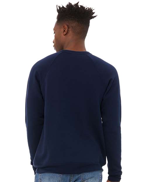 BELLA + CANVAS 3901 Navy — on model back
