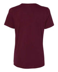 BELLA + CANVAS 6400 Maroon — back
