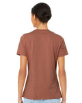 BELLA + CANVAS 6400 Terracotta — on model back