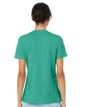 BELLA + CANVAS 6400 Teal — on model back