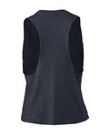 BELLA + CANVAS 6682 Heather Navy — back