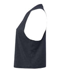 BELLA + CANVAS 6682 Heather Navy — direct side
