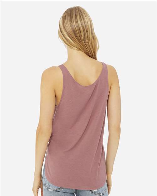 BELLA + CANVAS 8802 Mauve — on model back