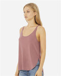 BELLA + CANVAS 8802 Mauve — on model side