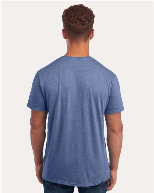 JERZEES 560MR Denim Heather — on model back