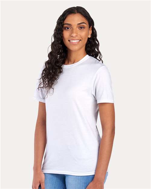 JERZEES 560MR White — on model side