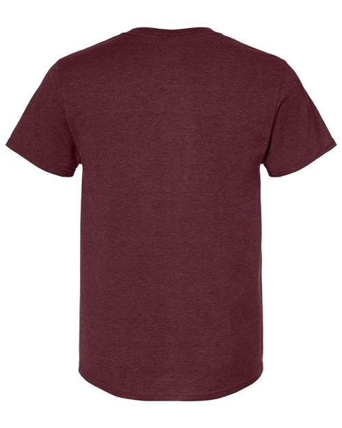 JERZEES 560MR Maroon Heather — back