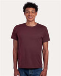 JERZEES 560MR Maroon Heather — on model front
