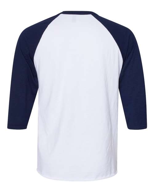 JERZEES 560RR White/ J. Navy — back