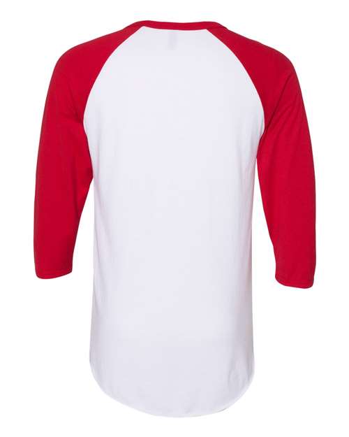 JERZEES 560RR White/ True Red — back