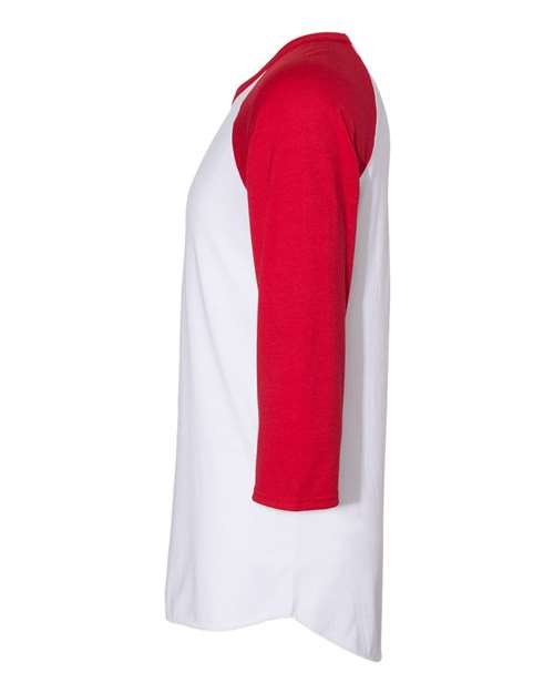 JERZEES 560RR White/ True Red — direct side