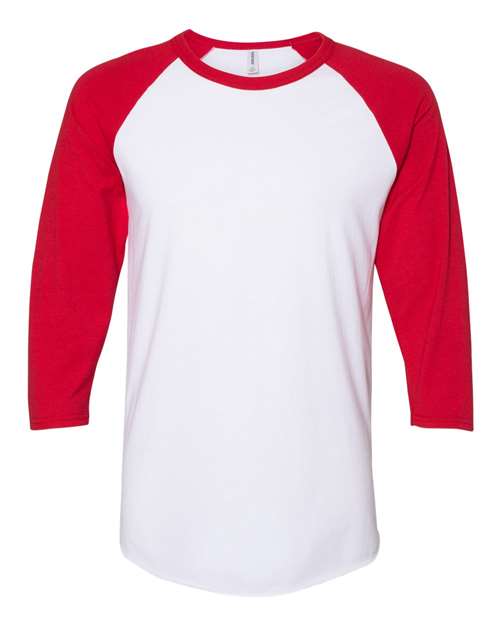 JERZEES 560RR White/ True Red — front