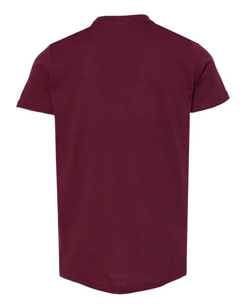 BELLA + CANVAS 3001Y Maroon — back