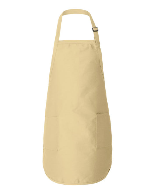 Full-Length Apron with Pockets - Natural