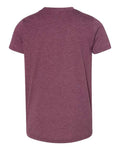 BELLA + CANVAS 3413Y Maroon Triblend — back