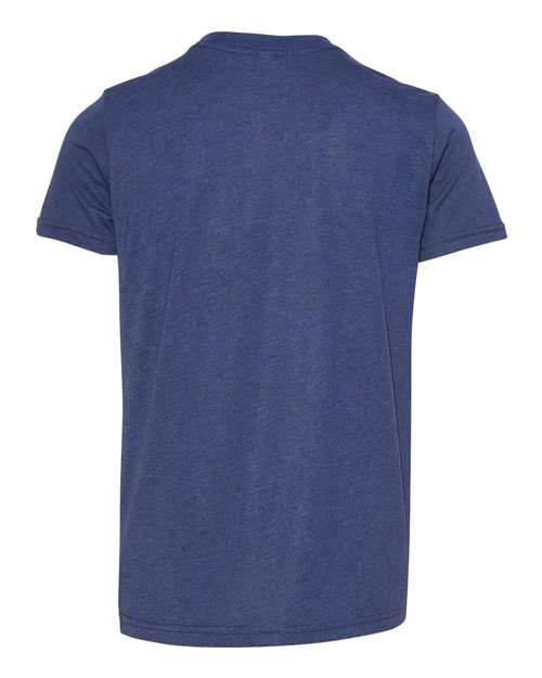 BELLA + CANVAS 3413Y Navy Triblend — back