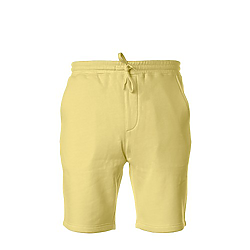 Unisex Midweight Fleece Shorts - Light Yellow
