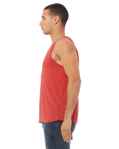 Unisex Triblend Tank - Red Triblend