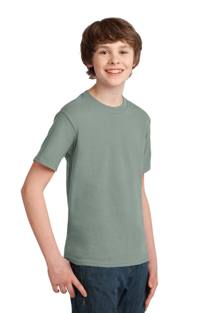 Youth Essential Tee - Stonewshd Green
