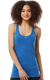 Tultex S190TC - Women's Slim Fit Poly-Rich Racerback Tank - Heather Royal