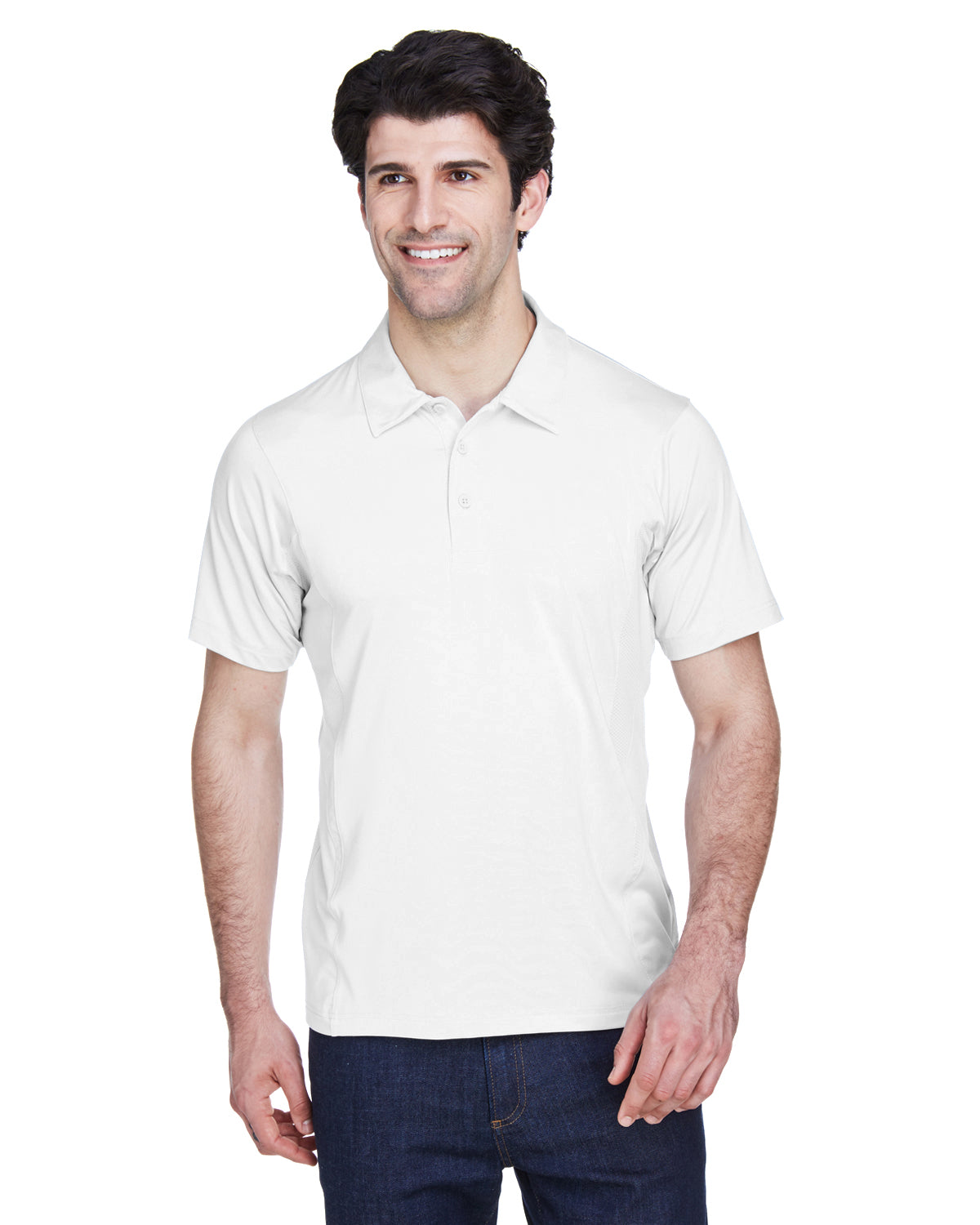 Men's Charger Performance Polo - White