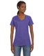 Anvil 88VL - Women's Lightweight V-Neck T-Shirt - Heather Purple
