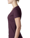 Women's CVC Deep V - Plum
