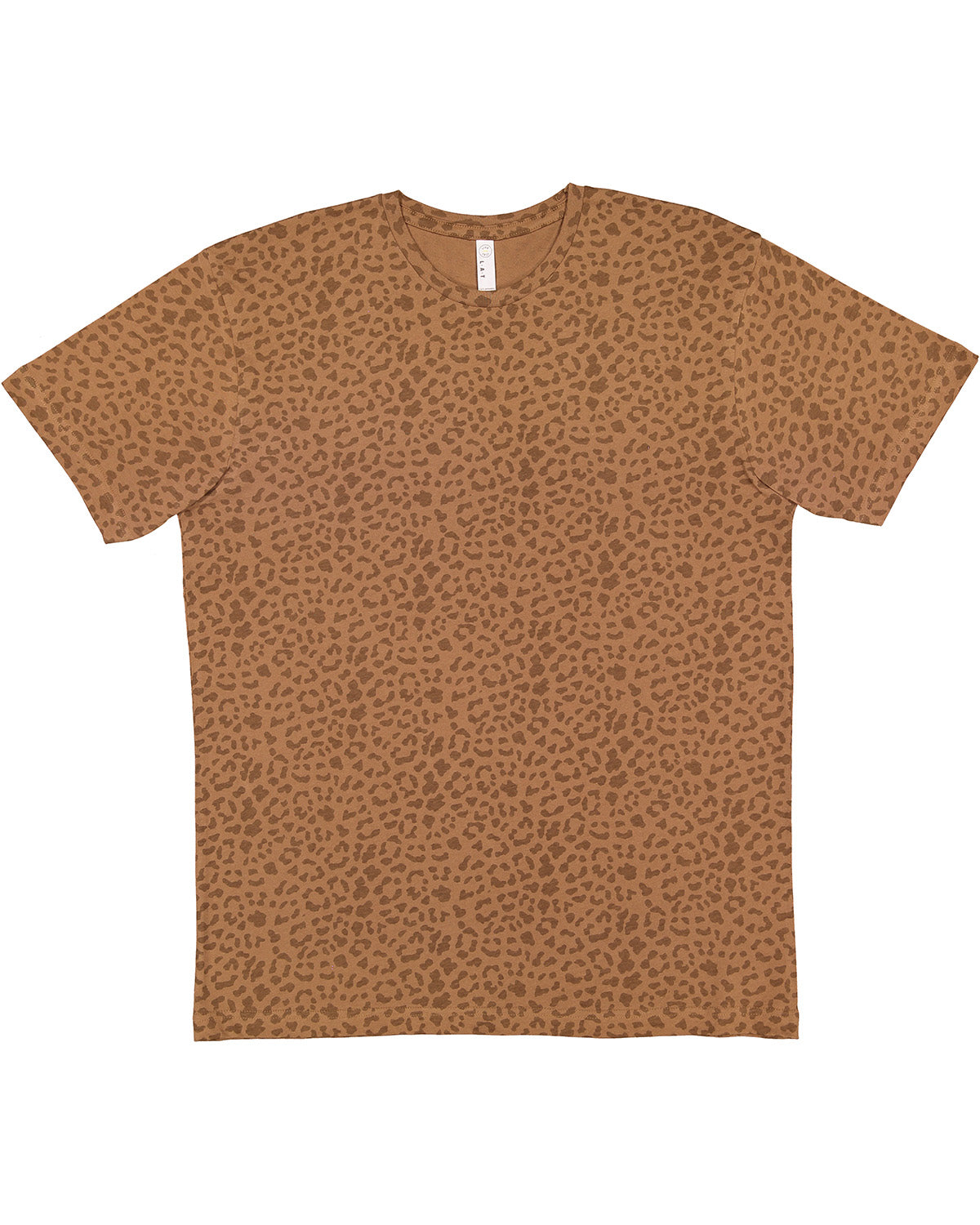 Unisex Fine Jersey T-Shirt - Brown Leopard