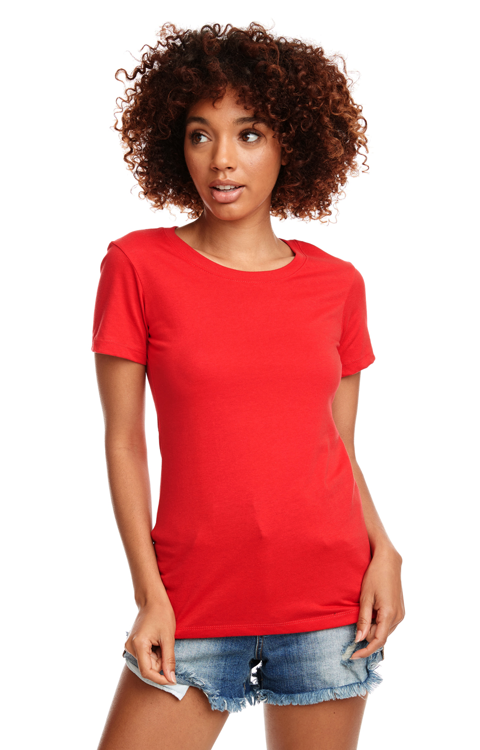 Women's 'Junior Fit' Ideal T-Shirt - Red