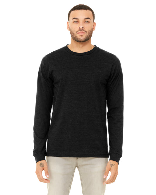 Unisex Jersey Long-Sleeve T-Shirt - Heather Black