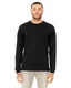 Bella + Canvas 3501CVC - Unisex Jersey Long-Sleeve T-Shirt - Heather Black