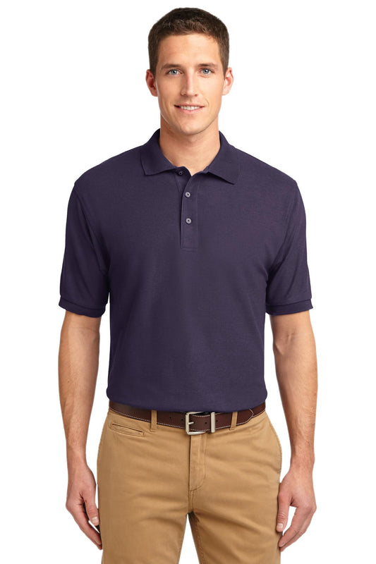 Unisex Silk Touch Polo - Eggplant