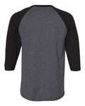 JERZEES 560RR Black Ink Heather/ Black Ink — back