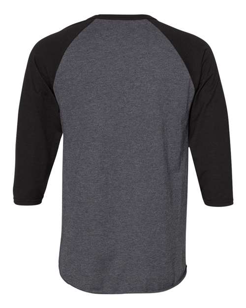 JERZEES 560RR Black Ink Heather/ Black Ink — back